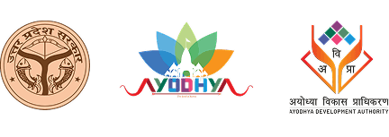 Uttar Pradesh Government, Ayodhya, and Ayodhya Development Authority logos
